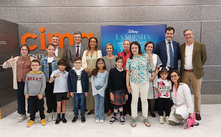 'La Sirenita' de Disney llega a su esperada cita al Cima y a la Clínica Universidad de Navarra el mismo día que su estreno en cines
