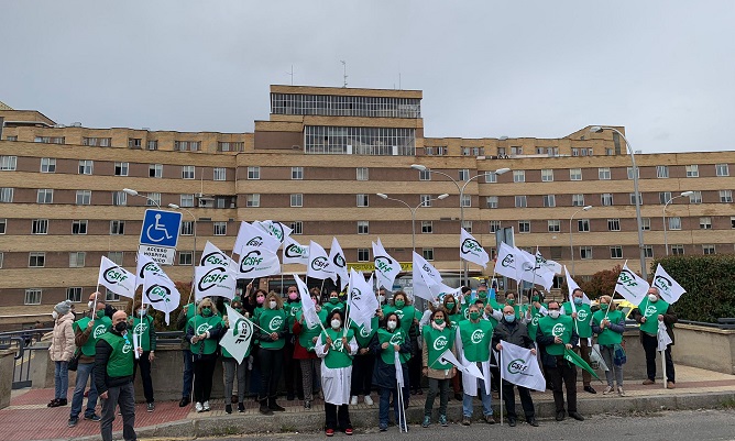Concentraciones en toda Castilla y León contra el acuerdo «discriminatorio» entre la Junta y Satse
