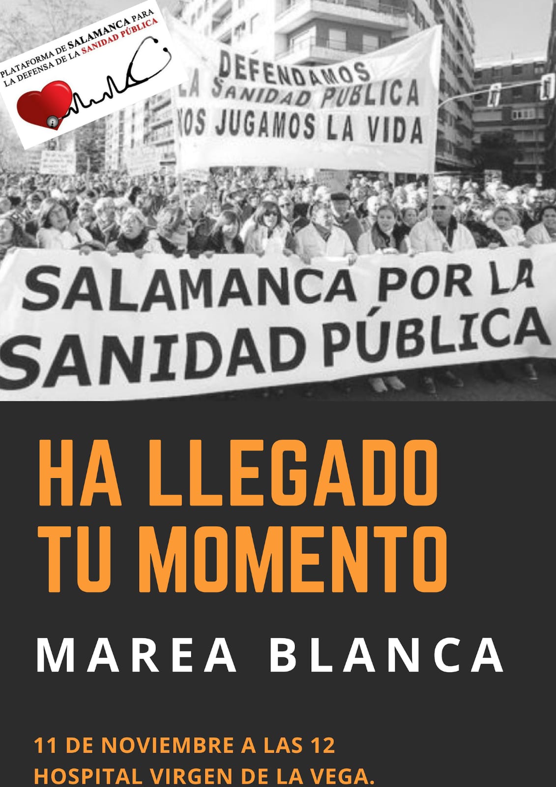 S&eacute;ptima marea blanca en Salamanca
