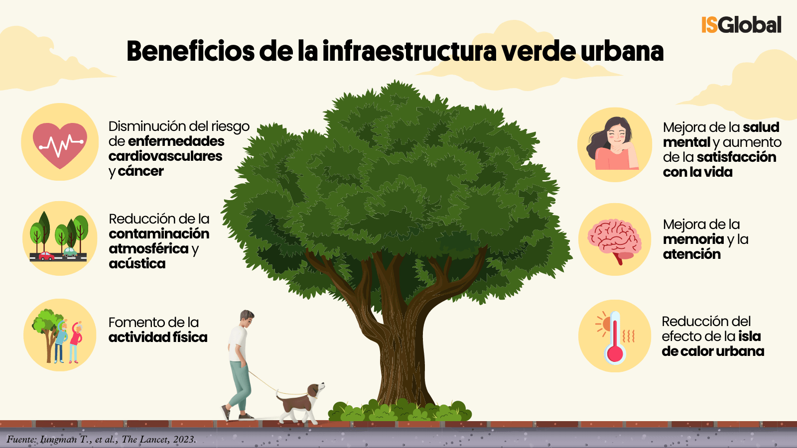 Un tercio de las muertes atribuibles al calor en las ciudades podrían evitarse con mas árboles