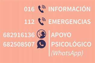 Nueva campa&ntilde;a de informaci&oacute;n a las v&iacute;ctimas de violencia de g&eacute;nero durante la crisis del COVID-19