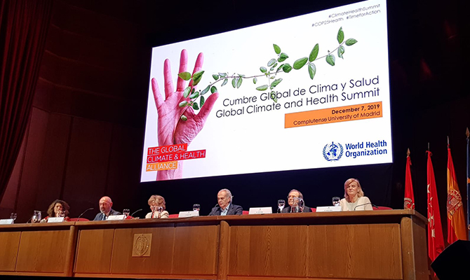Carcedo: &laquo;Las consecuencias del cambio clim&aacute;tico son ya una emergencia de Salud P&uacute;blica&raquo;
