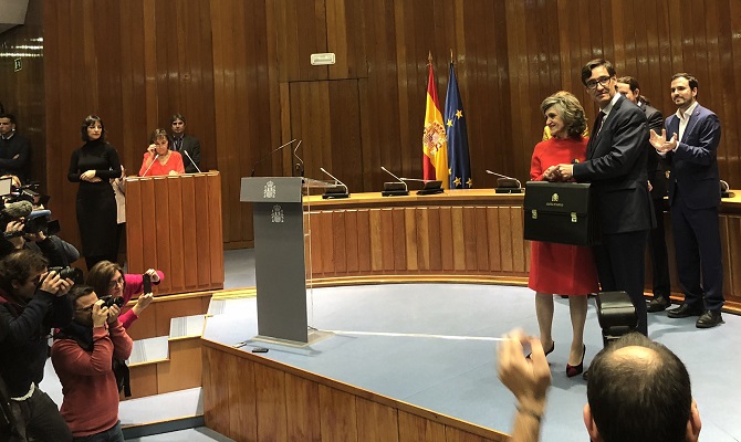 Los ministros del &aacute;mbito sanitario toman posesi&oacute;n con una firme defensa de los servicios p&uacute;blicos