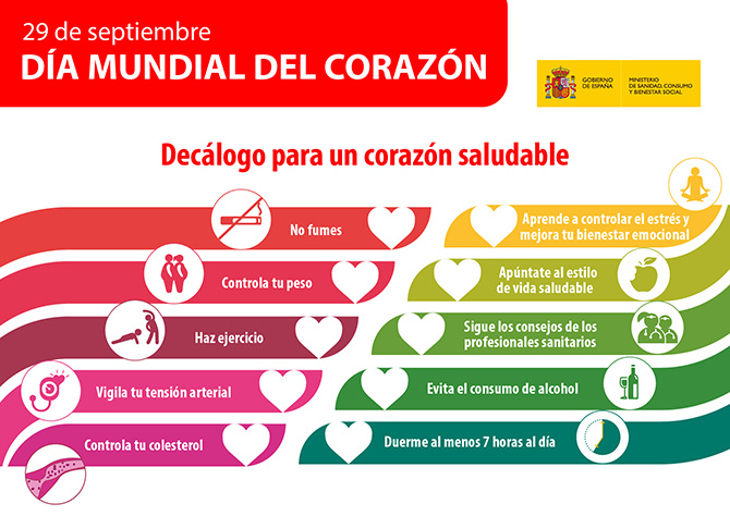 Diez consejos para mantener un corazón saludable