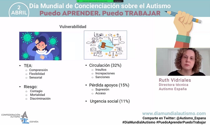 La covid-19 ha empeorado la calidad de vida de las personas con autismo y sus familias