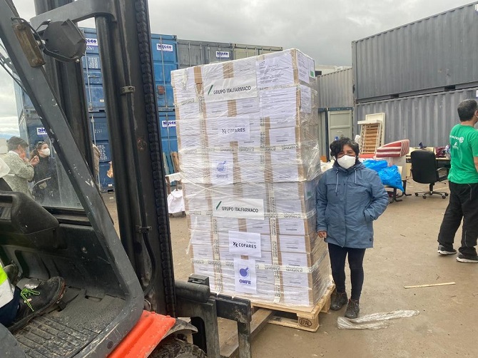 Grupo Italfarmaco dona medicamentos a Honduras para tratar los efectos de la covid-19