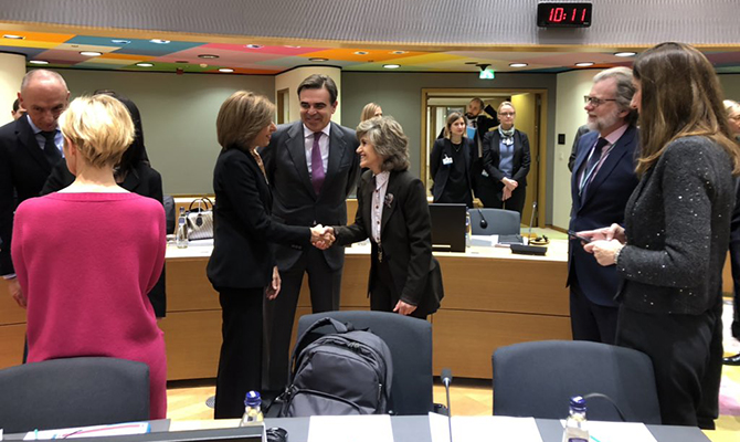 Carcedo apuesta en Bruselas por atender el envejecimiento interviniendo &laquo;tanto en los mayores como en los j&oacute;venes&raquo;