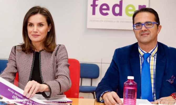 Do&ntilde;a Letizia conoce los retos frente a las enfermedades raras para 2019, entre los que destaca la lucha contra el retraso diagn&oacute;stico