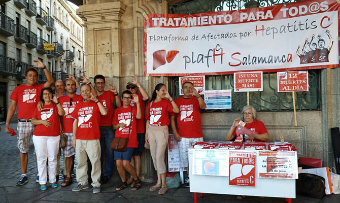 ‘Tratamiento para todos’, lema de los afectados por hepatitis C en el día mundial de la enfermedad