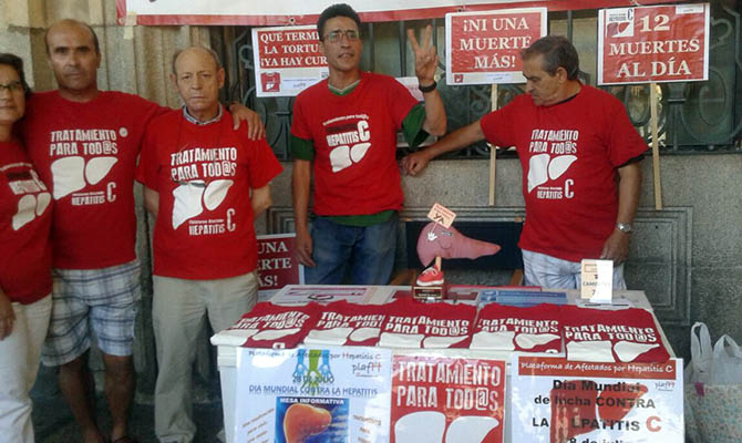 ‘Tratamiento para todos’, lema de los afectados por hepatitis C en el día mundial de la enfermedad