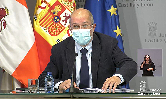 Igea admite &laquo;cierto optimismo&raquo; por la contenci&oacute;n de la escalada de contagios en Castilla y Le&oacute;n, que registra 397 nuevos casos de coronavirus