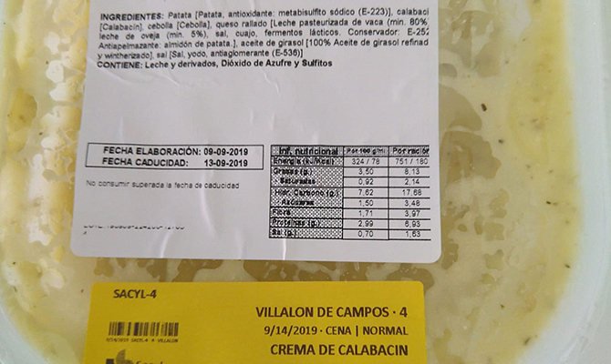 Podemos y UGT exigen responsabilidades por el deficiente servicio de ‘catering’ para el personal sanitario de guardia