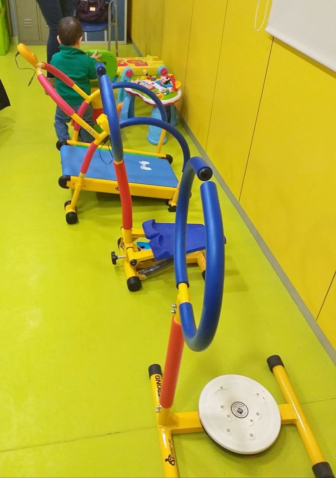 Mini gimnasio en el Hospital R&iacute;o Hortega para favorecer la movilidad de los ni&ntilde;os ingresados