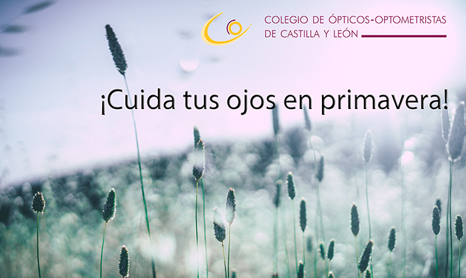 Los &oacute;pticos-optometristas recuerdan extremar la protecci&oacute;n de los ojos frente a las alergias primaverales