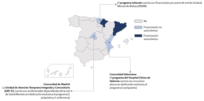 Los programas de intervenci&oacute;n temprana en psicosis en Espa&ntilde;a s&oacute;lo dan cobertura al 32% de la poblaci&oacute;n