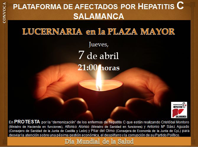 Protesta contra la &laquo;demonizaci&oacute;n&raquo; de los pacientes con hepatitis C como responsables del d&eacute;ficit