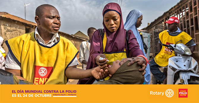 Un d&iacute;a. Un objetivo: erradicar la polio