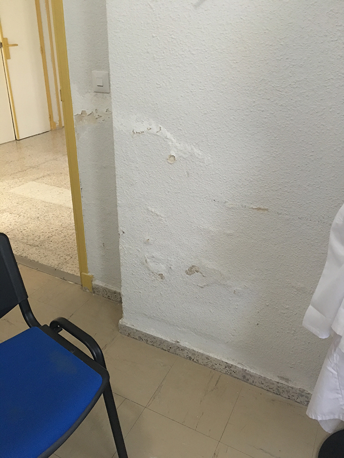 SATSE denuncia la existencia de goteras, humedades y moho en los centros de salud de Salamanca