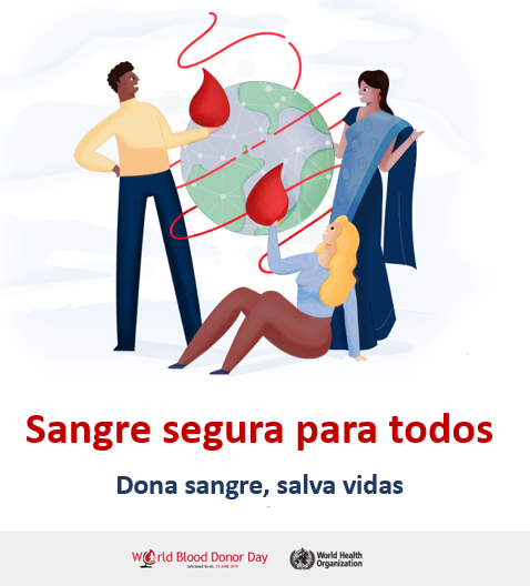 ‘Sangre segura para todos’, lema del D&iacute;a Mundial del Donante