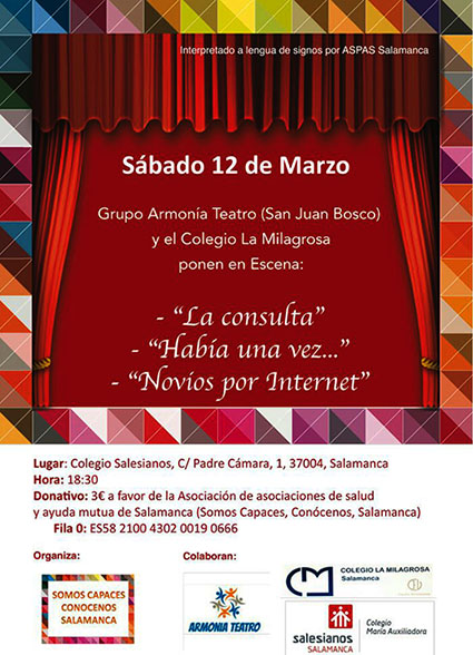 Somos Capaces suma tres nuevas asociaciones e impulsa sus campa&ntilde;as de sensibilizaci&oacute;n con una gala teatral