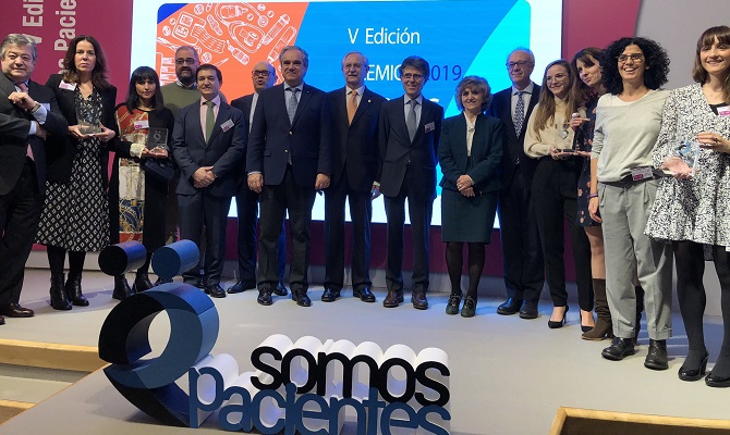 Somos Pacientes reconoce la labor de asociaciones de p&aacute;rkinson, crohn, salud mental, c&aacute;ncer infantil y acondroplasia