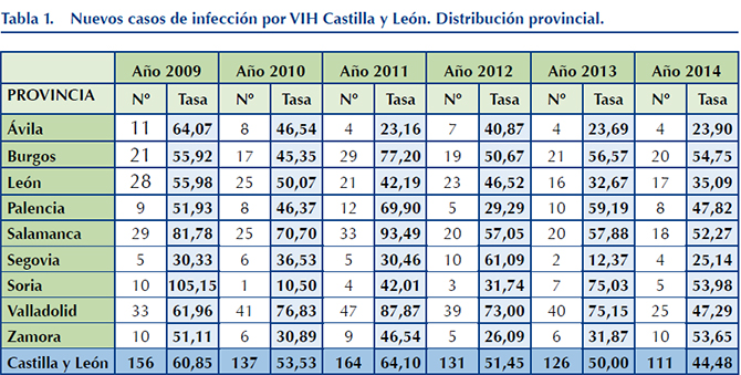Castilla y Le&oacute;n registr&oacute; 111 nuevas infecciones de VIH durante el pasado a&ntilde;o