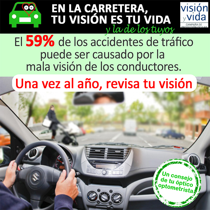 Los expertos advierten de que los conductores con una mala visi&oacute;n ponen vidas en peligro