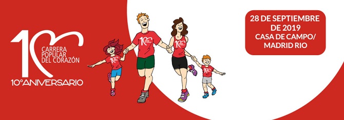 La Carrera Popular del Corazón bate récord de dorsales en su décimo aniversario