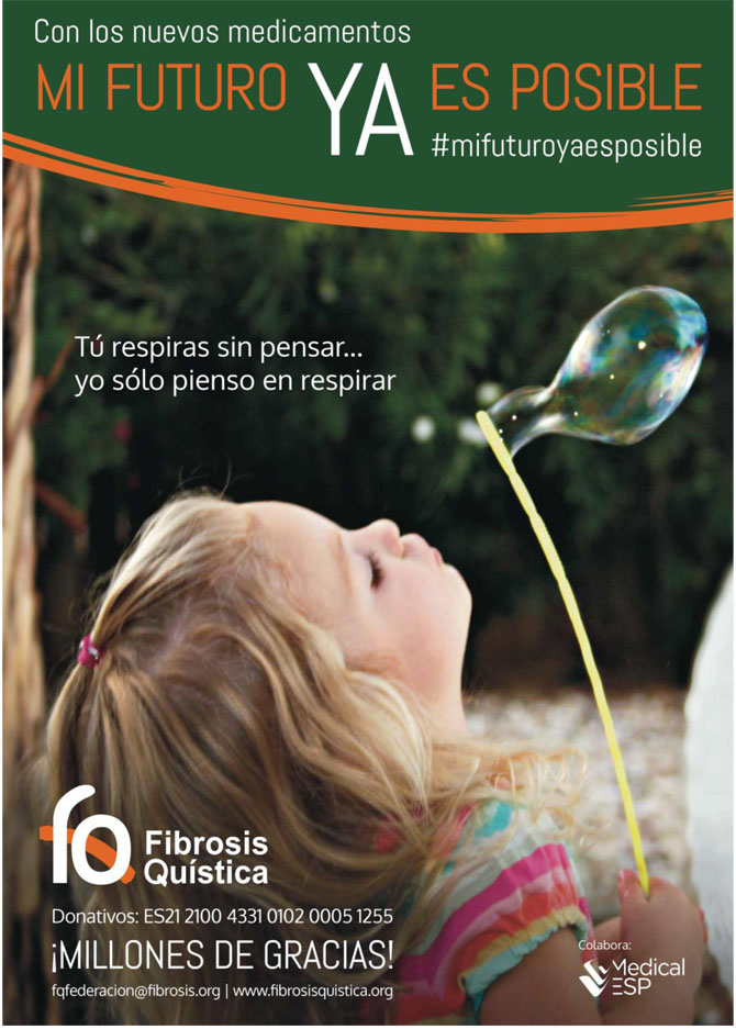 La Federaci&oacute;n Espa&ntilde;ola de Fibrosis Qu&iacute;stica reclama la urgente administraci&oacute;n de los nuevos medicamentos