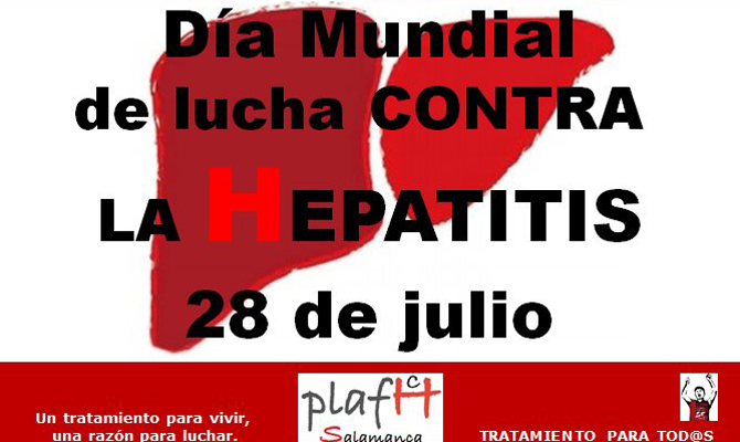 La Plataforma de Afectados por hepatitis C de Salamanca celebra el D&iacute;a Mundial contra la Hepatitis