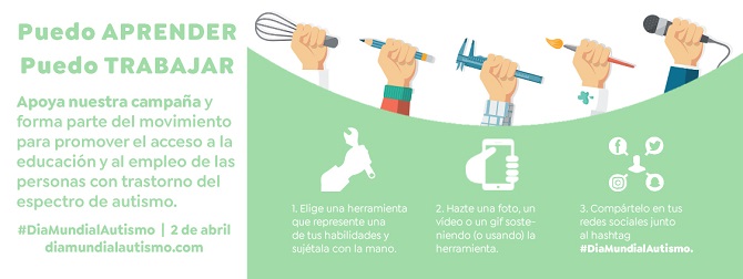Educaci&oacute;n y empleo para las personas con autismo, principales reivindicaciones de la campa&ntilde;a ‘Puedo aprender. Puedo trabajar’
