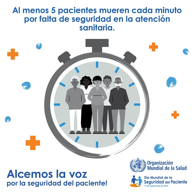 Cinco pacientes mueren cada minuto en el mundo por una atenci&oacute;n sanitaria poco segura