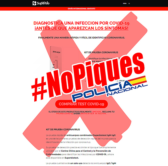 Proliferan los intentos de estafa a trav&eacute;s de portales que ofrecen falsas vacunas o tratamientos contra el COVID-19