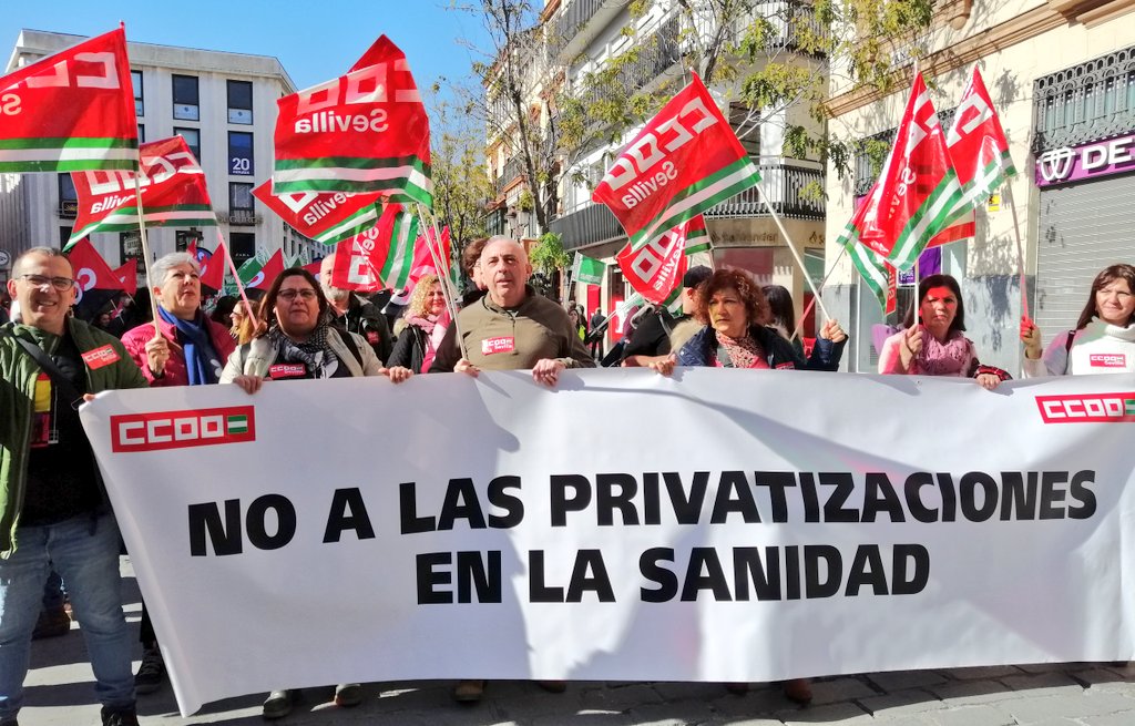 Mareas blancas por toda Andaluc&iacute;a ante el &laquo;deterioro&raquo; de la sanidad p&uacute;blica