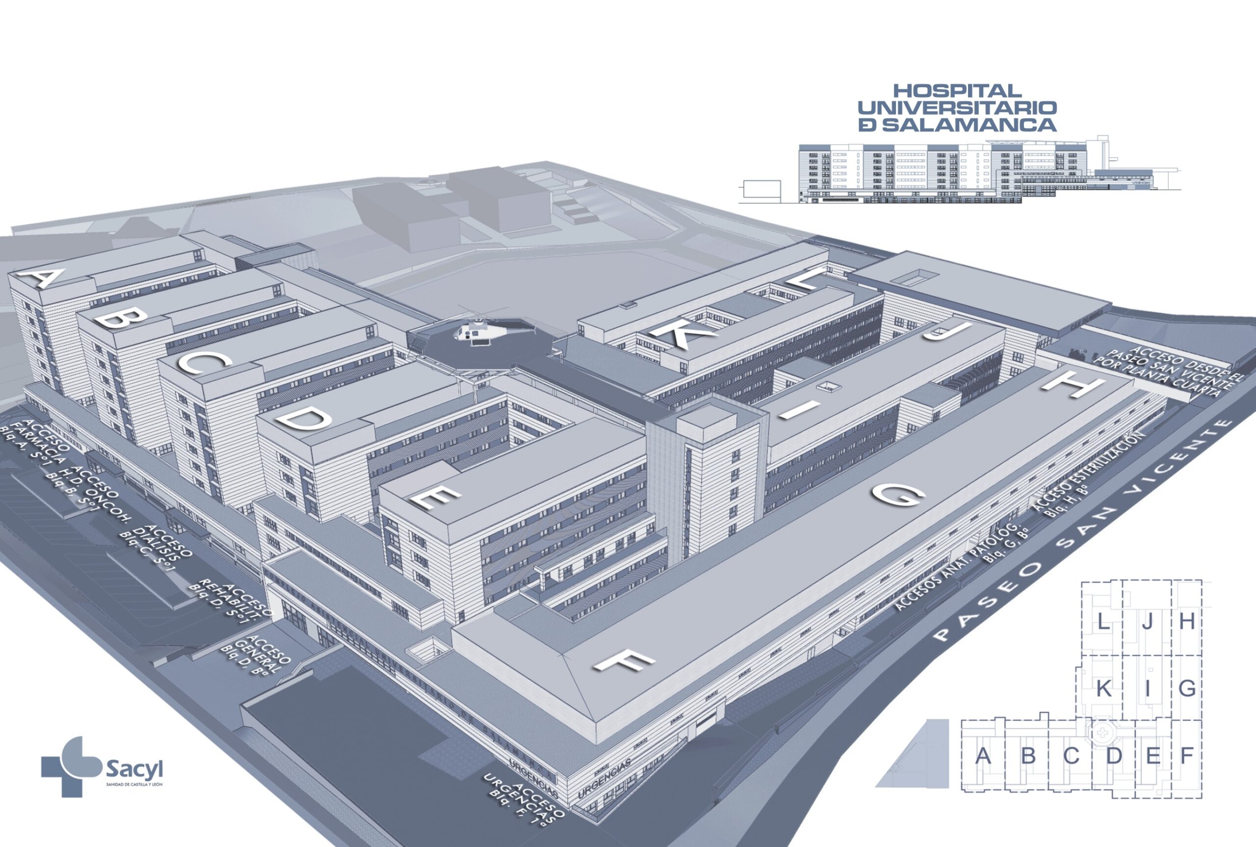 Empieza el traslado de los servicios y unidades del Cl&iacute;nico al nuevo hospital de Salamanca