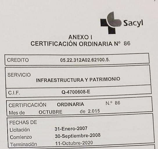 El PSOE exigir&aacute; al pr&oacute;ximo consejero de Sanidad que explique los retrasos en las obras del hospital de Salamanca