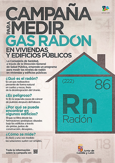Castilla y Le&oacute;n medir&aacute; los niveles de rad&oacute;n en viviendas y edificios para actuar ante los potenciales riesgos de exposici&oacute;n