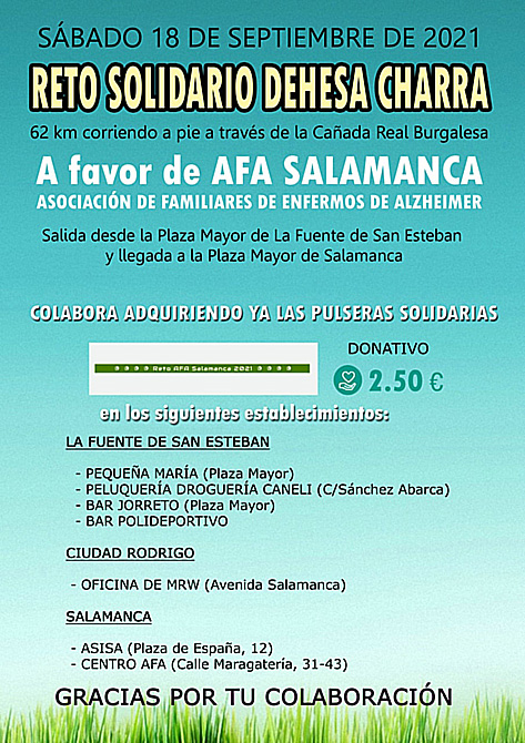 Zancadas de solidaridad por las personas con alzh&eacute;imer