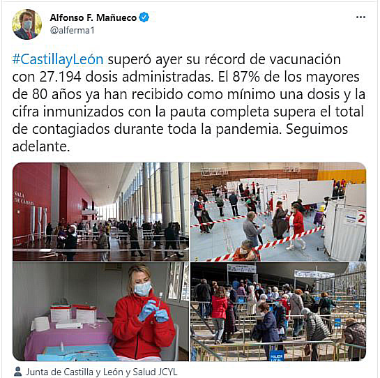 Los casos de coronavirus contin&uacute;an por encima de los 400 diarios en Castilla y Le&oacute;n, que notifica cuatro muertes asociadas a la covid
