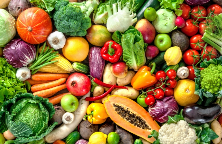 Variar la ingesta de frutas y verduras puede alargar la esperanza de vida