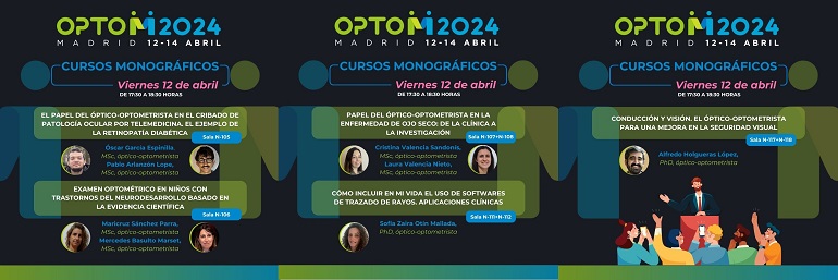 Relevante participación científica de los ópticos-optometristas de Castilla y León en el OPTOM 2024