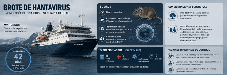 ¿Es suficiente una cuarentena de 42 días? La evidencia científica sobre el hantavirus dice que sí