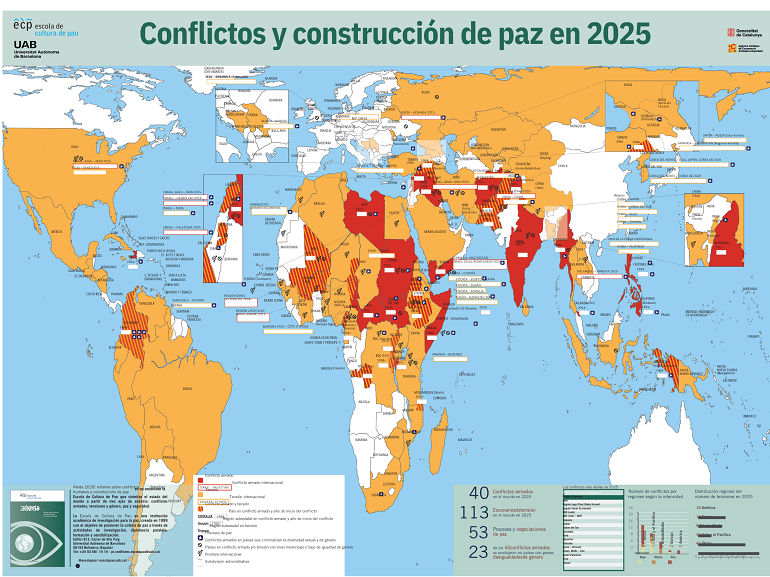 40 guerras activas y millones de vidas en riesgo: el impacto sociosanitario de un mundo cada vez más en conflicto