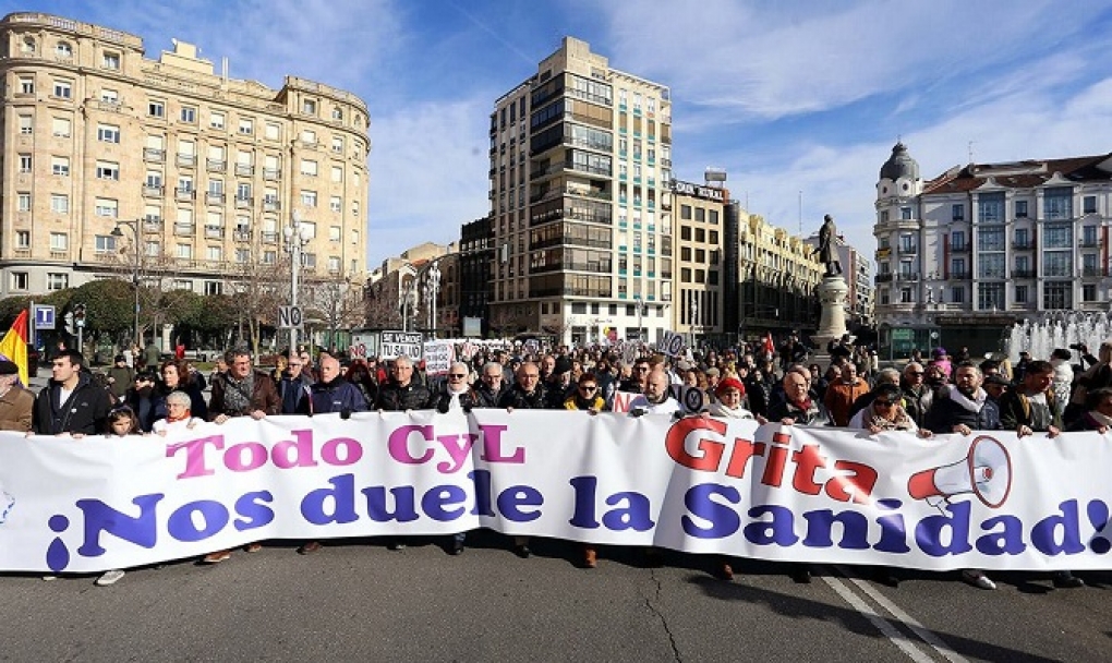 Castilla y León clama por la sanidad pública