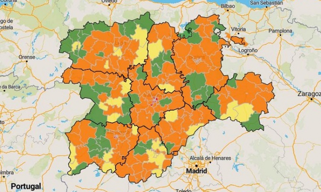 La COVID-19 no da tregua en Castilla y Léon con 560 nuevos infectados y 5 fallecidos en los hospitales