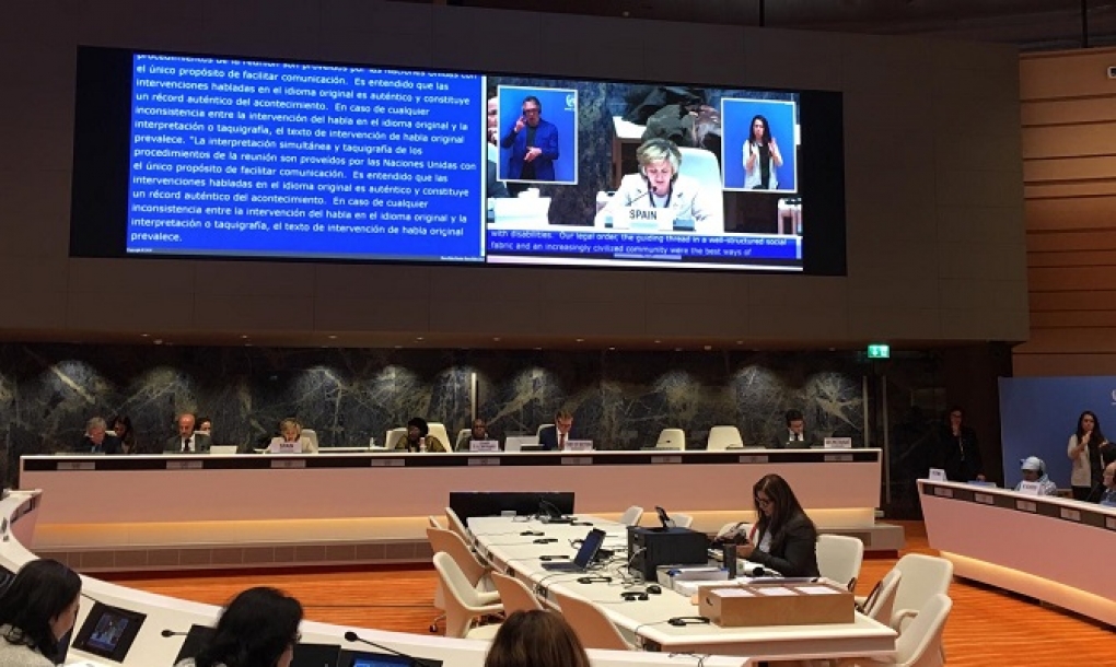 María Luisa Carcedo defiende ante la ONU las políticas españolas en discapacidad como referente mundial