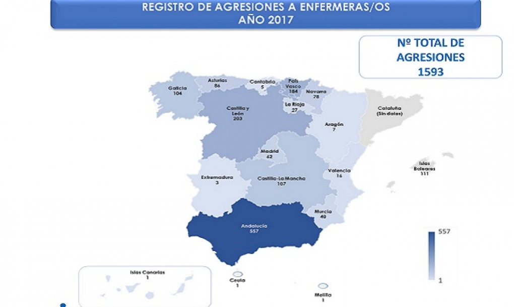 Andalucía, Castilla y León y País Vasco lideran las agresiones a enfermeras