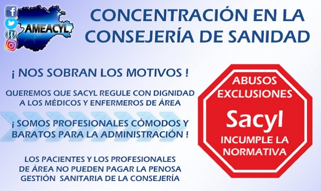 Médicos y enfermeros de Área protestan ante Sanidad en la antesala de una huelga con «abusivos» servicios mínimos