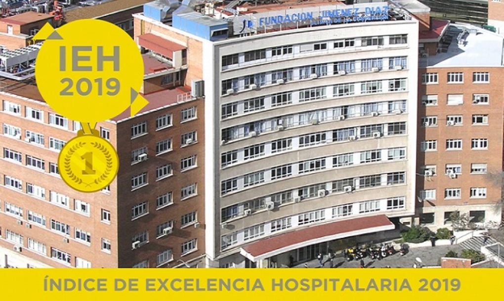 La Fundación Jiménez Díaz afianza su liderazgo como mejor hospital de España al encabezar el IEH 2019 por quinto año
