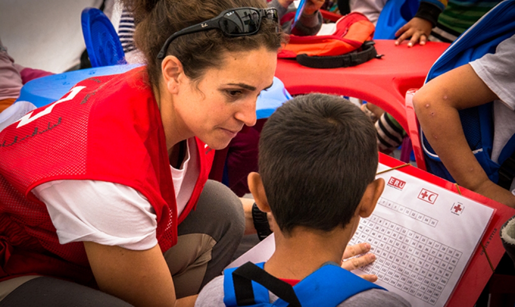 Cruz Roja Española refuerza su intervención en Grecia en los campos de refugiados